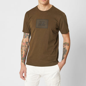 C.P.Company brown t shirt front view