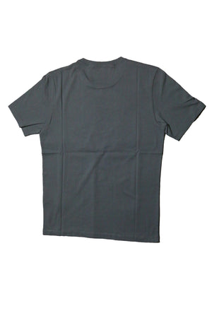 CP Company 30/1 Jersey Short Sleeve Vintage Logo T-Shirt navy blue rear side