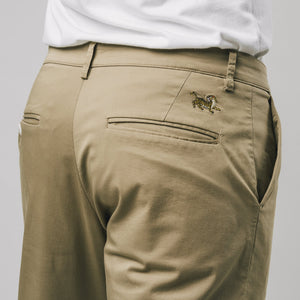 Pants Beige color rear view